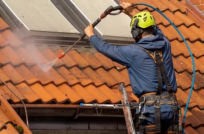 Démoussage et hydrofuge de toiture à Odos